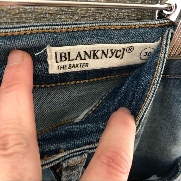 Blank NYC size 30 the Baxter ribcage straight leg jeans size 30 - Picture 2 of 3